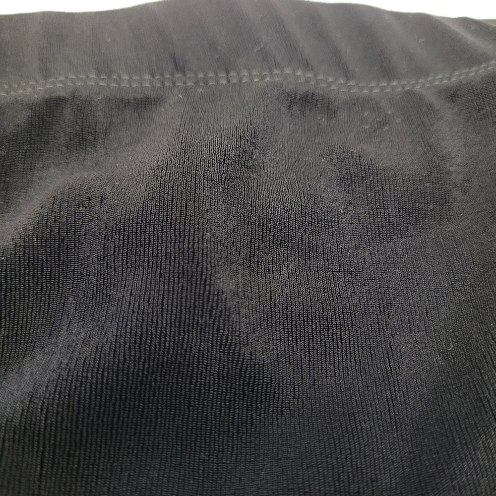 COMO Voyage Black elastic waist Midi Skirt Business Dress Skirt xl - Picture 3 of 7